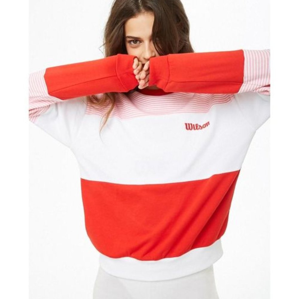 Wilson striped crewneck